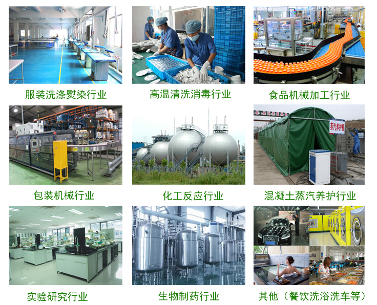 全自動燃氣蒸汽發生器(鍋爐)適用范圍 全自動燃氣蒸汽發生器(鍋爐)適用范圍