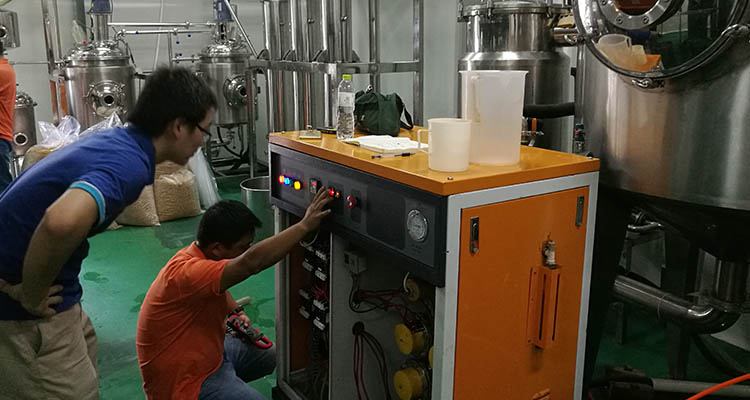 諾貝思蒸汽發生器技術團隊現場指導