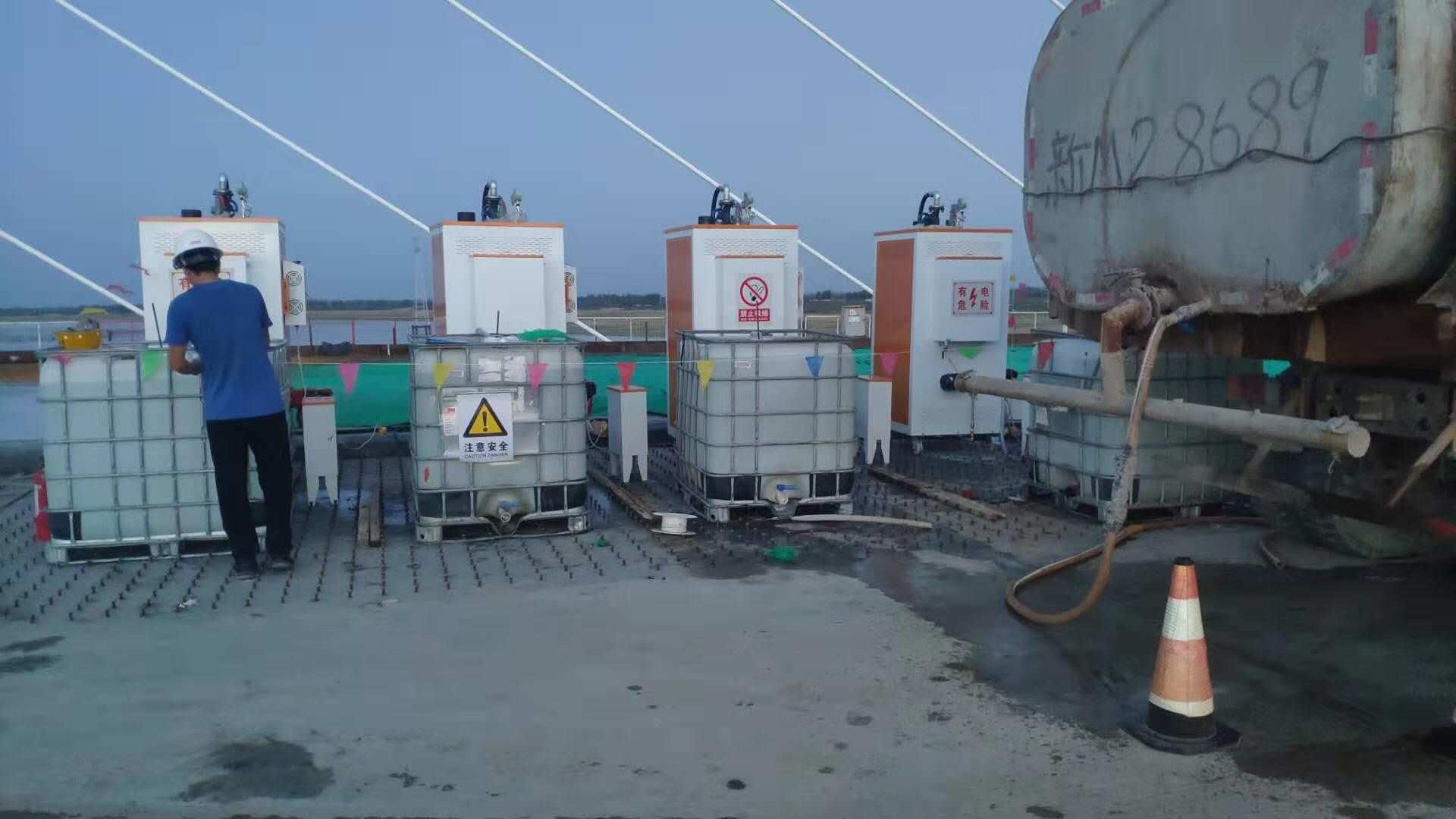 混凝土質量好壞關鍵在于使用電加熱蒸汽發生器養護沒