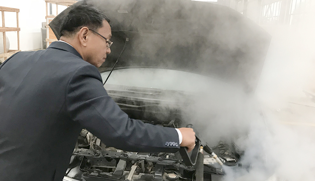 蒸汽洗車環保節能減少水資源的污染