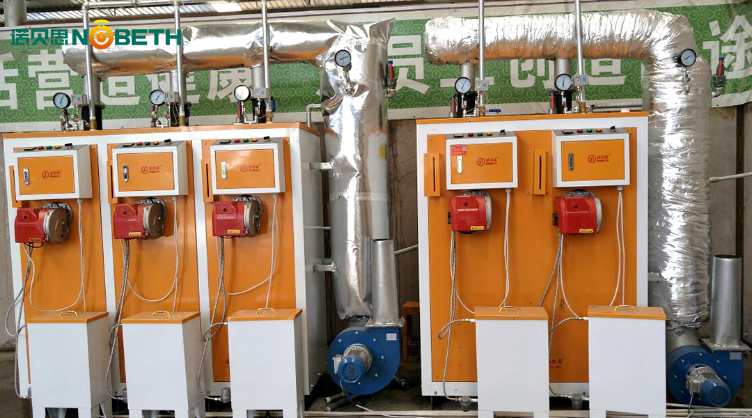  陜西泡沫定型不銹鋼蒸汽發生器使用現場