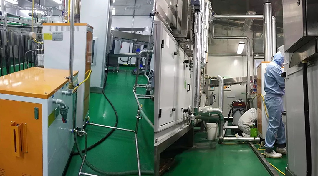 高效醒發使用湖北食品加工面包發酵電蒸汽發生器