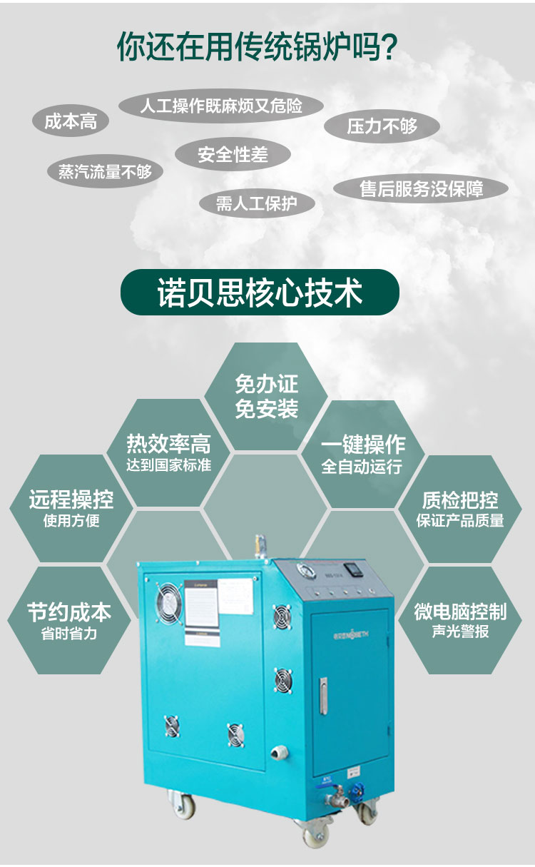 諾貝思高溫清洗蒸汽發生器核心技術