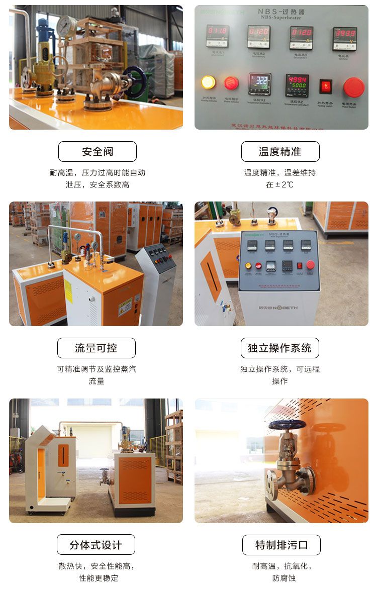 300℃定制高溫過熱蒸汽發生器產品細節