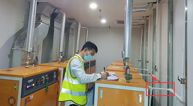 醫療器械消毒電加熱蒸汽發生器蒸汽管道安裝
