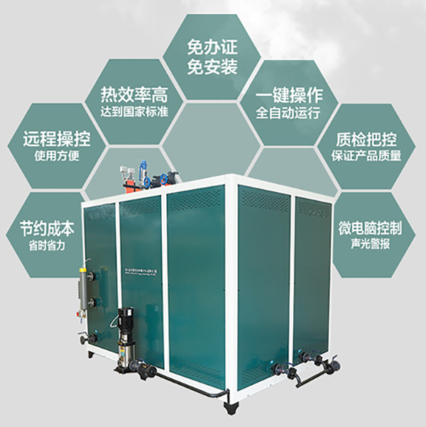諾貝思1噸燃氣蒸汽發生器特點