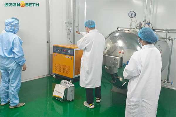 諾貝思高溫高壓蒸汽機現場
