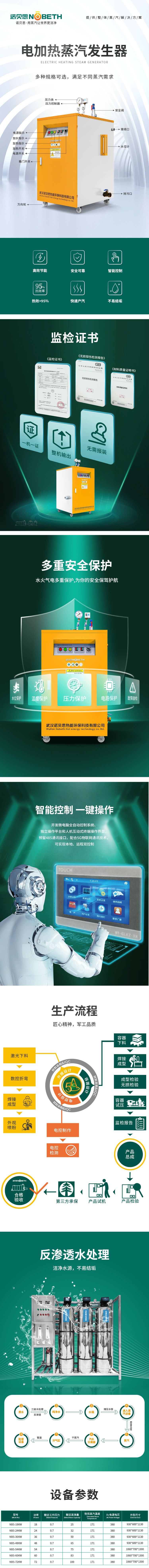 6KW全自動電加熱小型蒸汽發生器