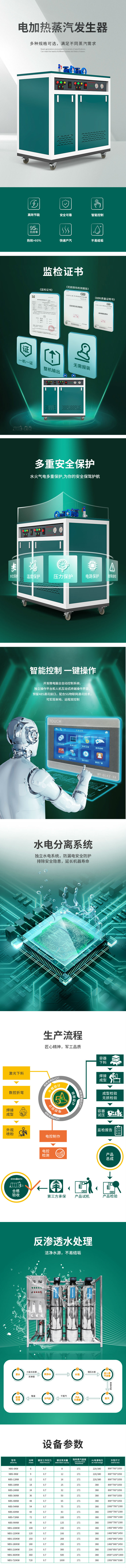 電加熱蒸汽發生器