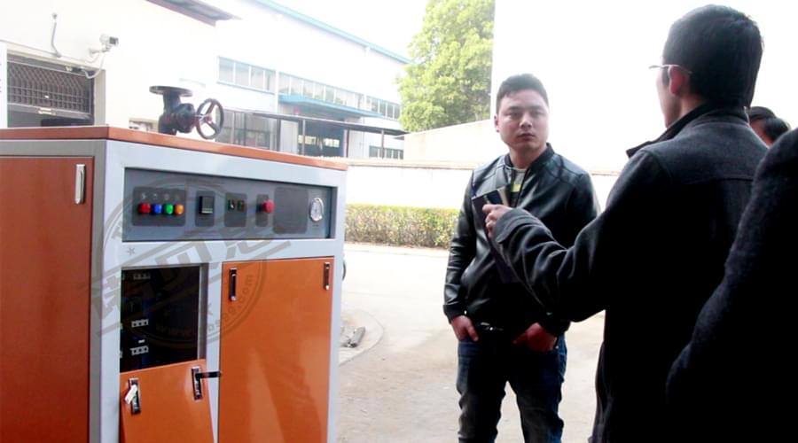 【上海】船用柴油機研究所定制72kw1.5mpa高壓蒸汽發生器試壓完成